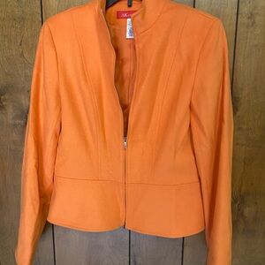 Anne Klein Women's Vibrant Orange Blazer